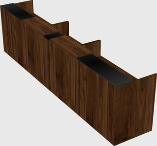 Long reception desk