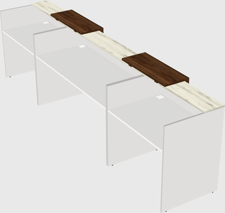 Long reception desk