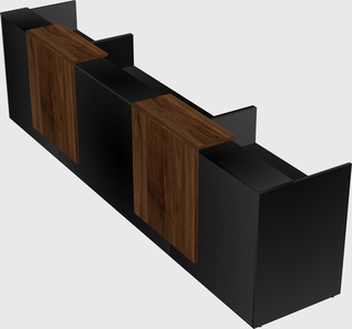 Long reception desk