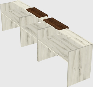 Long reception desk
