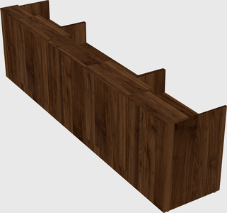 Long reception desk