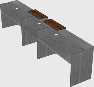 Long reception desk