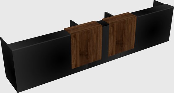 Long reception desk