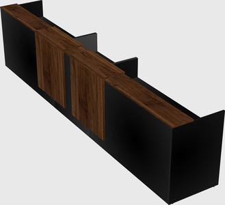 Long reception desk