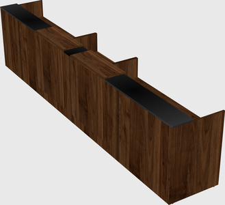Long reception desk