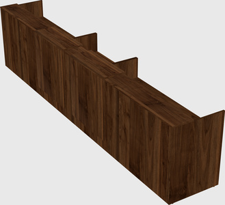 Long reception desk