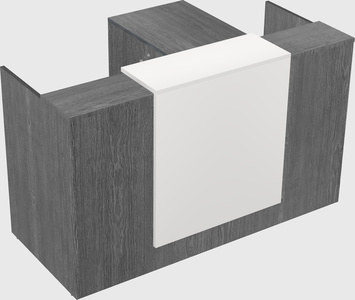 L-shaped modular reception