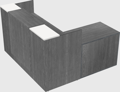 L-shaped modular reception