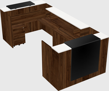 Reception desk u-shape