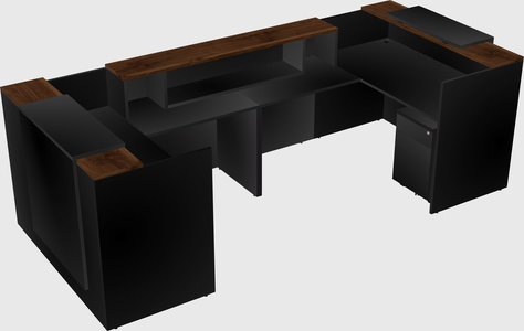 Reception desk u-shape