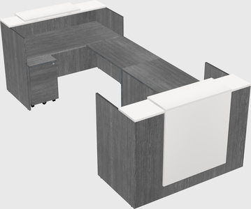 Reception desk u-shape
