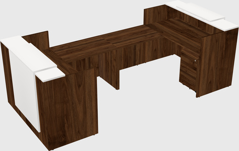 Reception desk u-shape