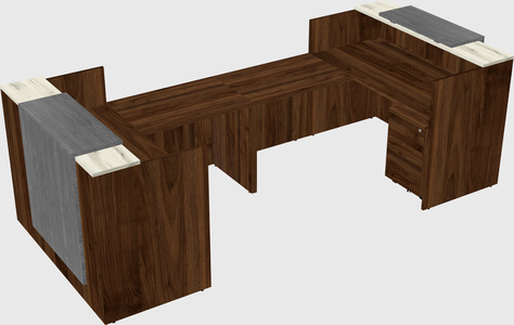 Reception desk u-shape