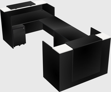 Reception desk u-shape