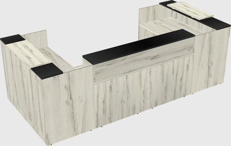 Reception desk u-shape