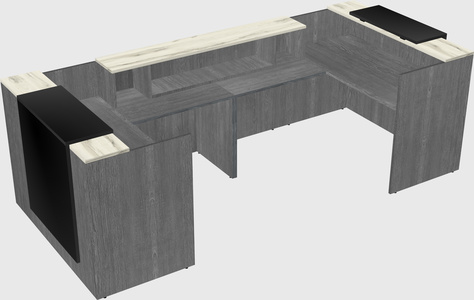 Reception desk u-shape