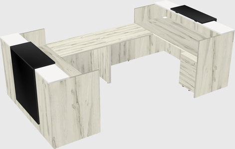 Reception desk u-shape