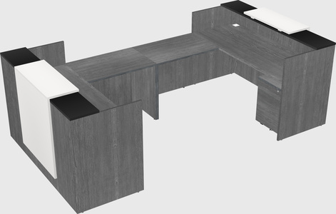 Reception desk u-shape