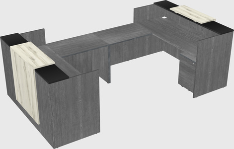 Reception desk u-shape