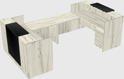 Reception desk u-shape