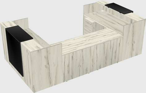 Reception desk u-shape