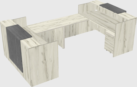 Reception desk u-shape