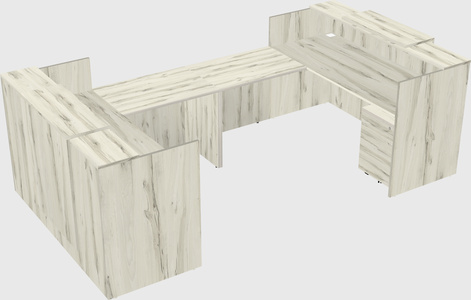 Reception desk u-shape