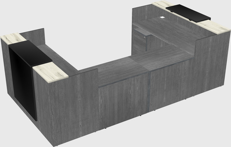 Reception desk u-shape