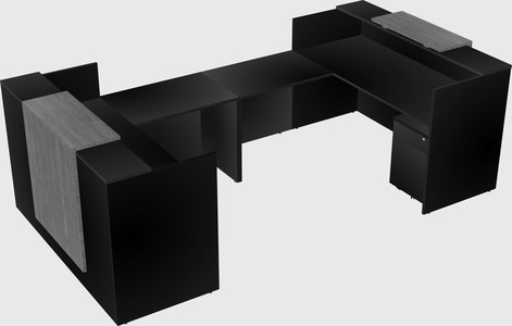 Reception desk u-shape