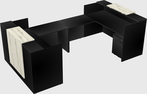 Reception desk u-shape