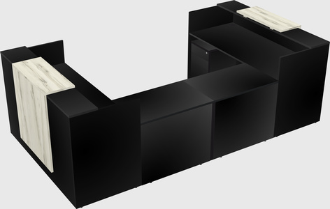 Reception desk u-shape