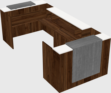 Reception desk u-shape