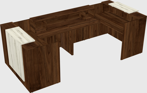 Reception desk u-shape