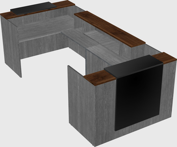 Reception desk u-shape