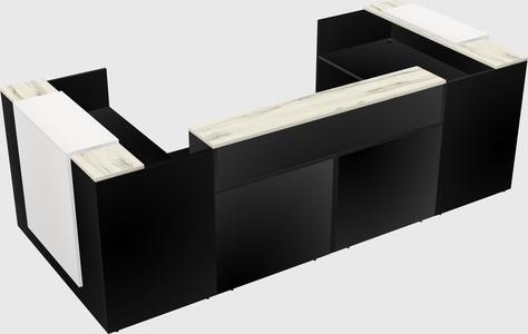 Reception desk u-shape