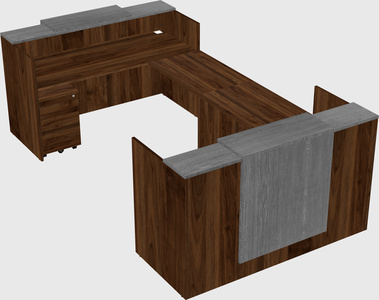Reception desk u-shape