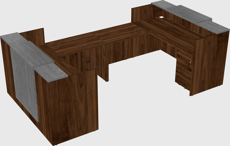 Reception desk u-shape