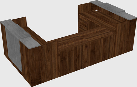 Reception desk u-shape