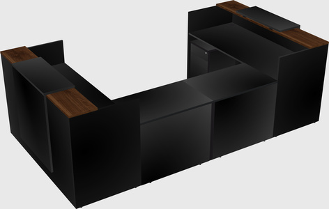 Reception desk u-shape