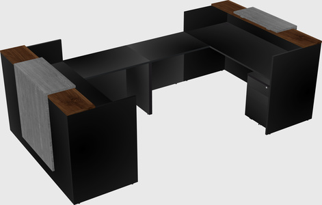 Reception desk u-shape