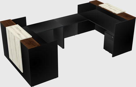 Reception desk u-shape