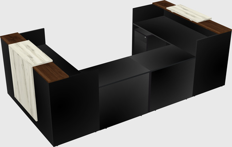 Reception desk u-shape