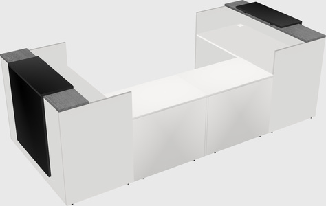 Reception desk u-shape