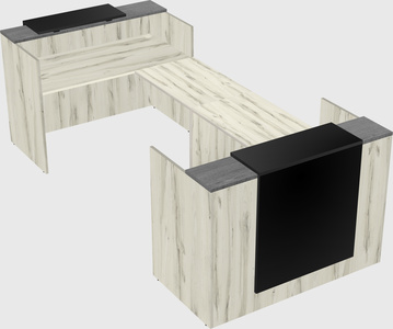 Reception desk u-shape