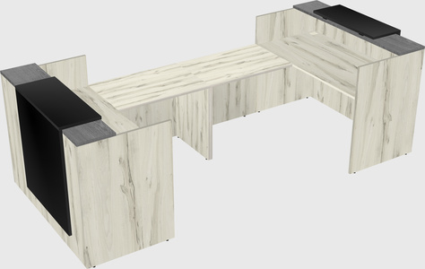 Reception desk u-shape