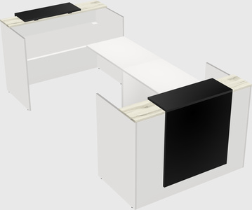 Reception desk u-shape