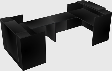 Reception desk u-shape