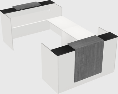 Reception desk u-shape