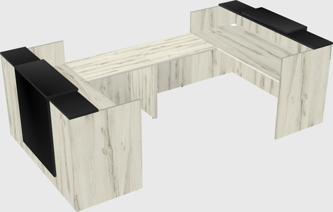 Reception desk u-shape