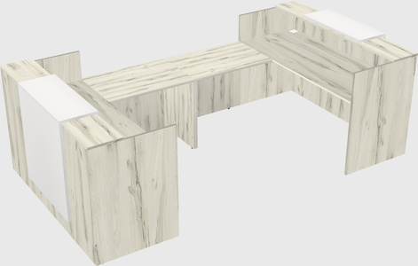 Reception desk u-shape